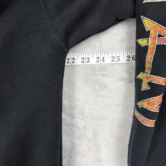 Trippie Redd Excitement Tour Hoodie Black Graphic Pullover Y2K Size M Metal VTG - Picture 7 of 9